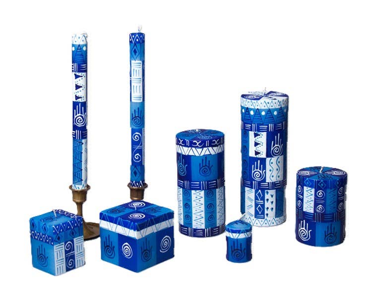 Hamsa Candle for wholesale by Thumbprint Artifacts