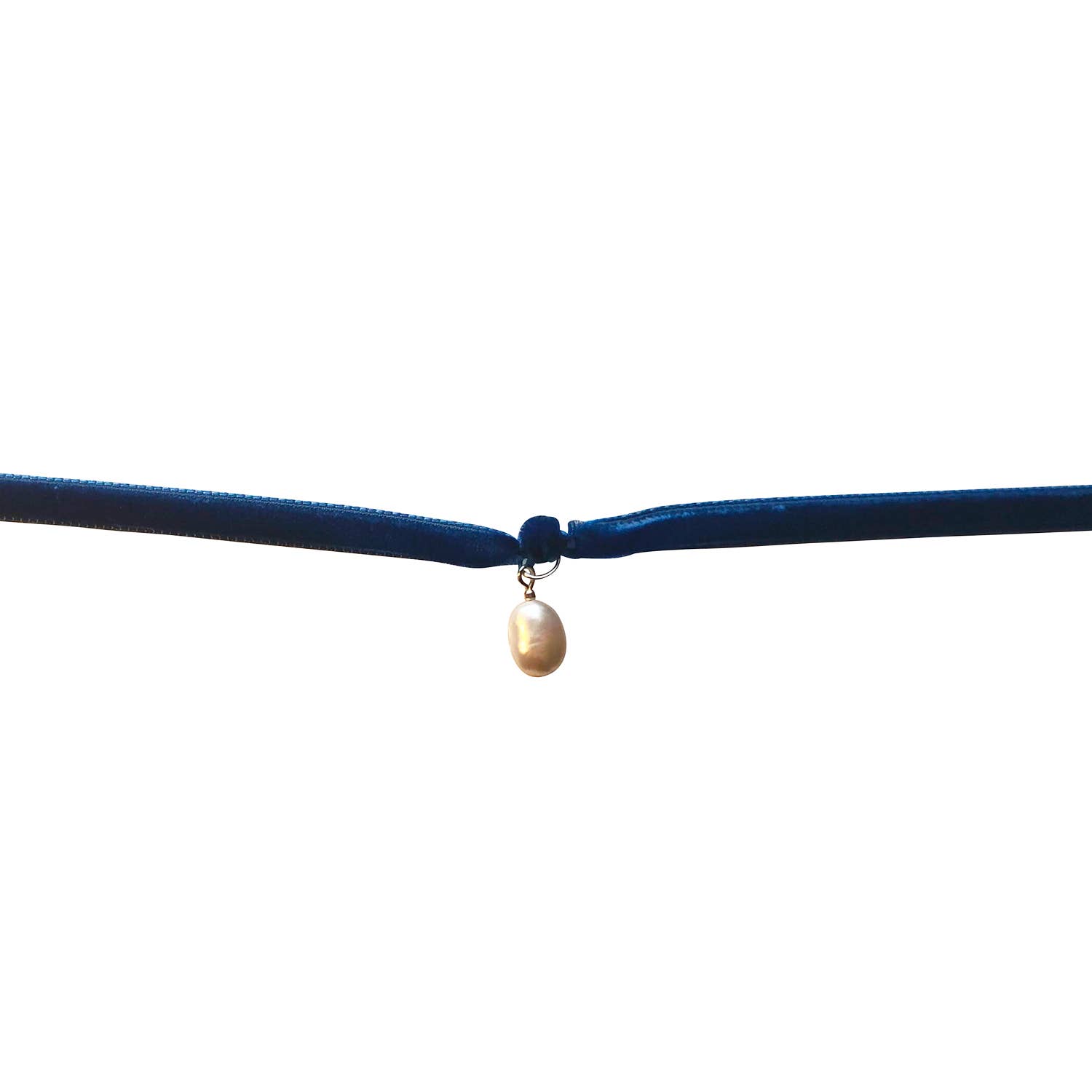 No Wallflower Project – wholesale Choker/collar – Freshwater Pearl Velvet Choker20