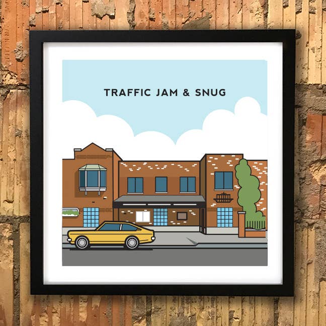 Traffic Jam & Snug print for wholesale by Detroit GT