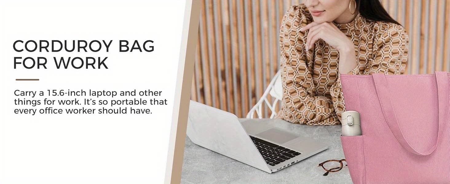 NARWEY INC – Sacola - Mulher por atacado – Grande Saco de Veludo Canelado Buringer para Viagem, Ginásio, Férias13