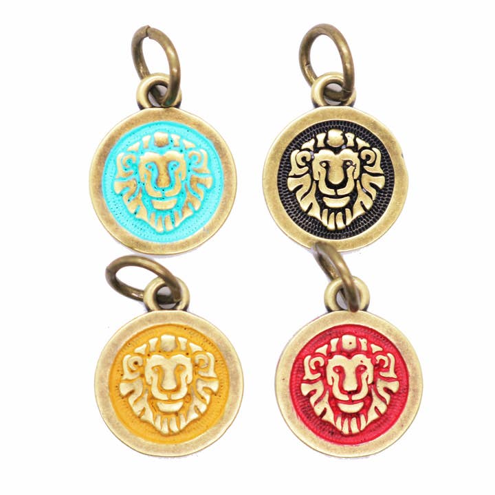 Leo Zodiac Charm for wholesale by Gleeful Peacock