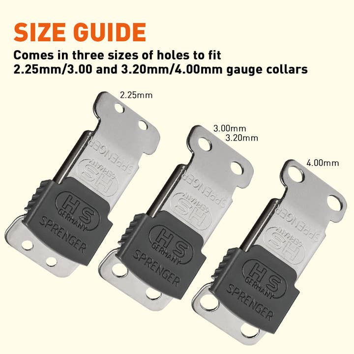 Dogline - Wholesale Pet Collar - Dog - Herm Sprenger - ClicLock Quick Release Buckle - Stainless Steel