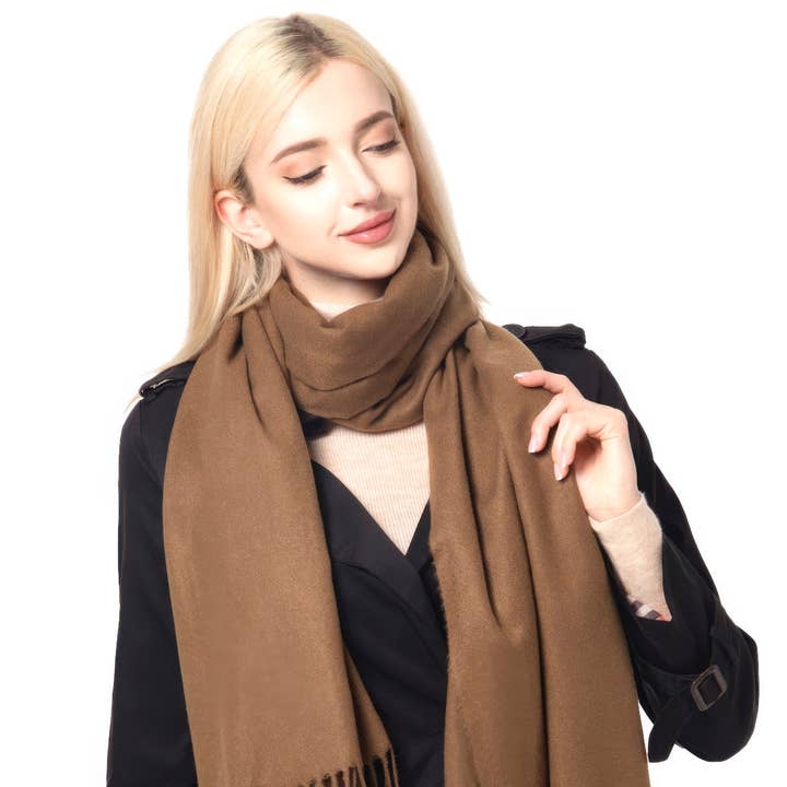 CC Wholesale Clothing - Wholesale Sjaal - Dames - Modieuze eenvoudige dekensjaal4