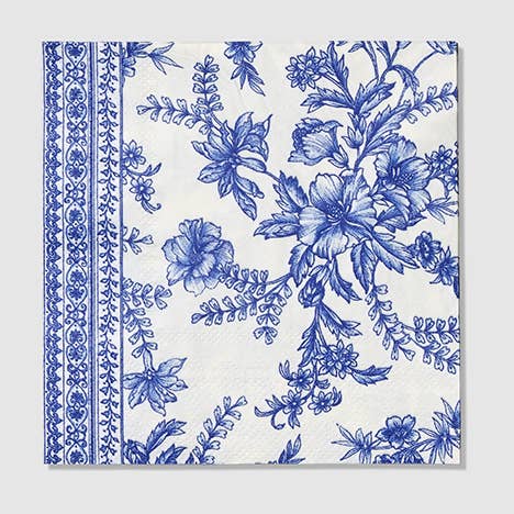 Coterie Party Supplies - Wholesale Disposable Napkin - French Toile Paper Cocktail Napkins (25 per Pack)0