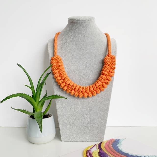 The Maya Necklace - Organic Cotton Necklace for wholesale by Handmade by Tinni