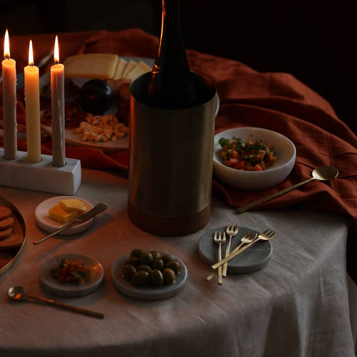 Fleck – wholesale Cutlery set – Wabi Brass Flatware Set3