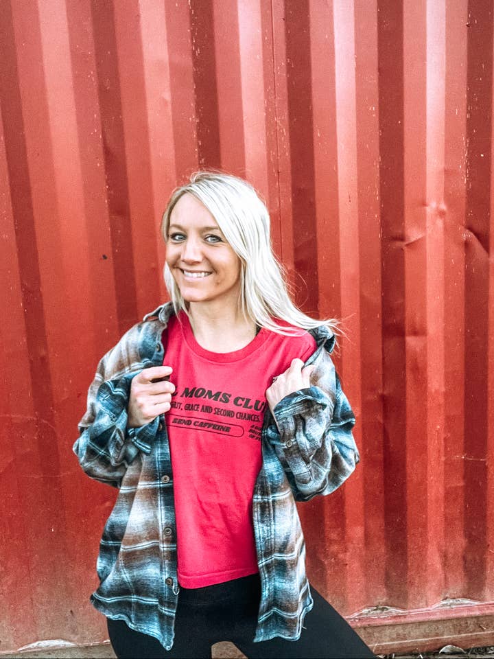 Cool moms club tank top for wholesale by Disohrted Vintage