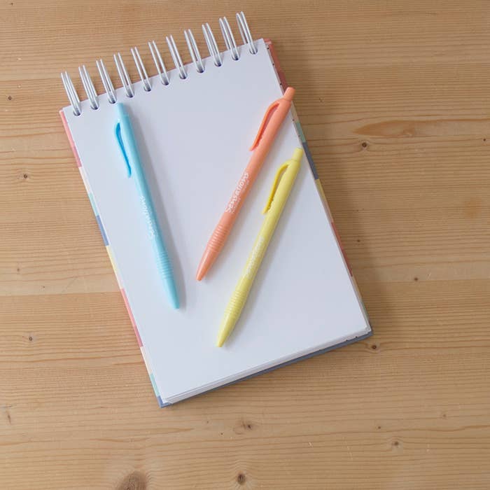 Rosa com Canela – Caderno por atacado – Caderno A5 Argolas Topo Stripes4