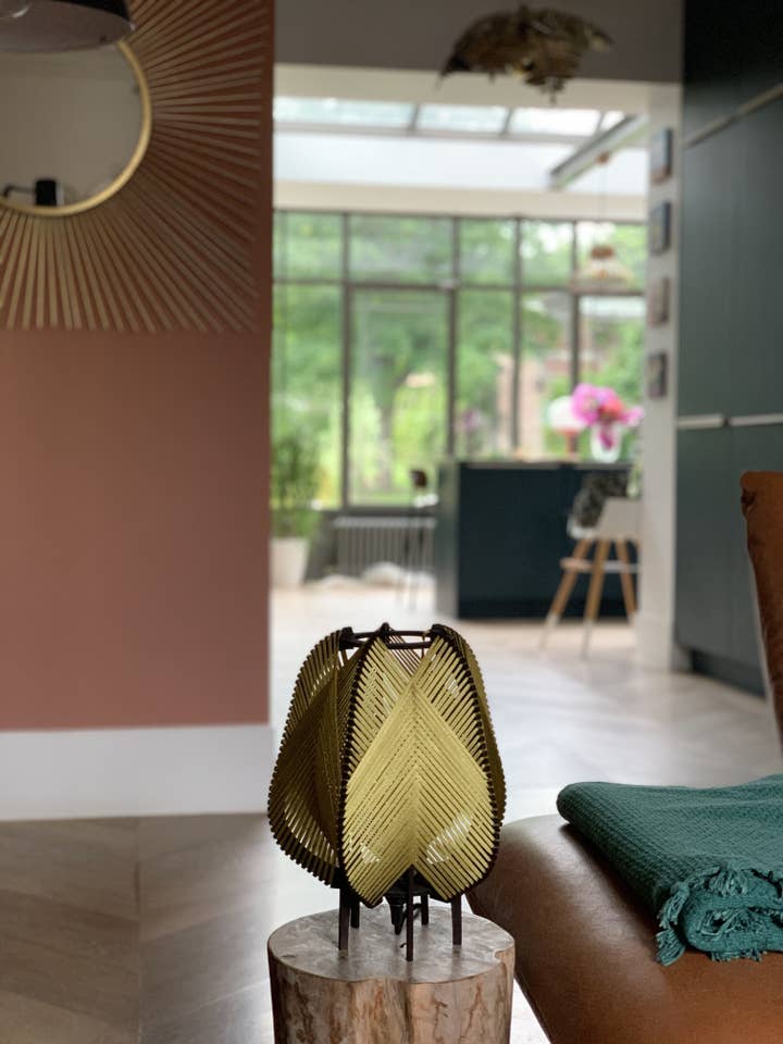 Otta teak table lamp for wholesale by Atelier Mathilde Louise