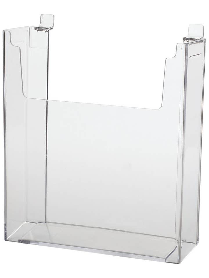 Literature Holder For Slatwall - 8"W X 11"H X 2"D for wholesale by Store Supply Warehouse