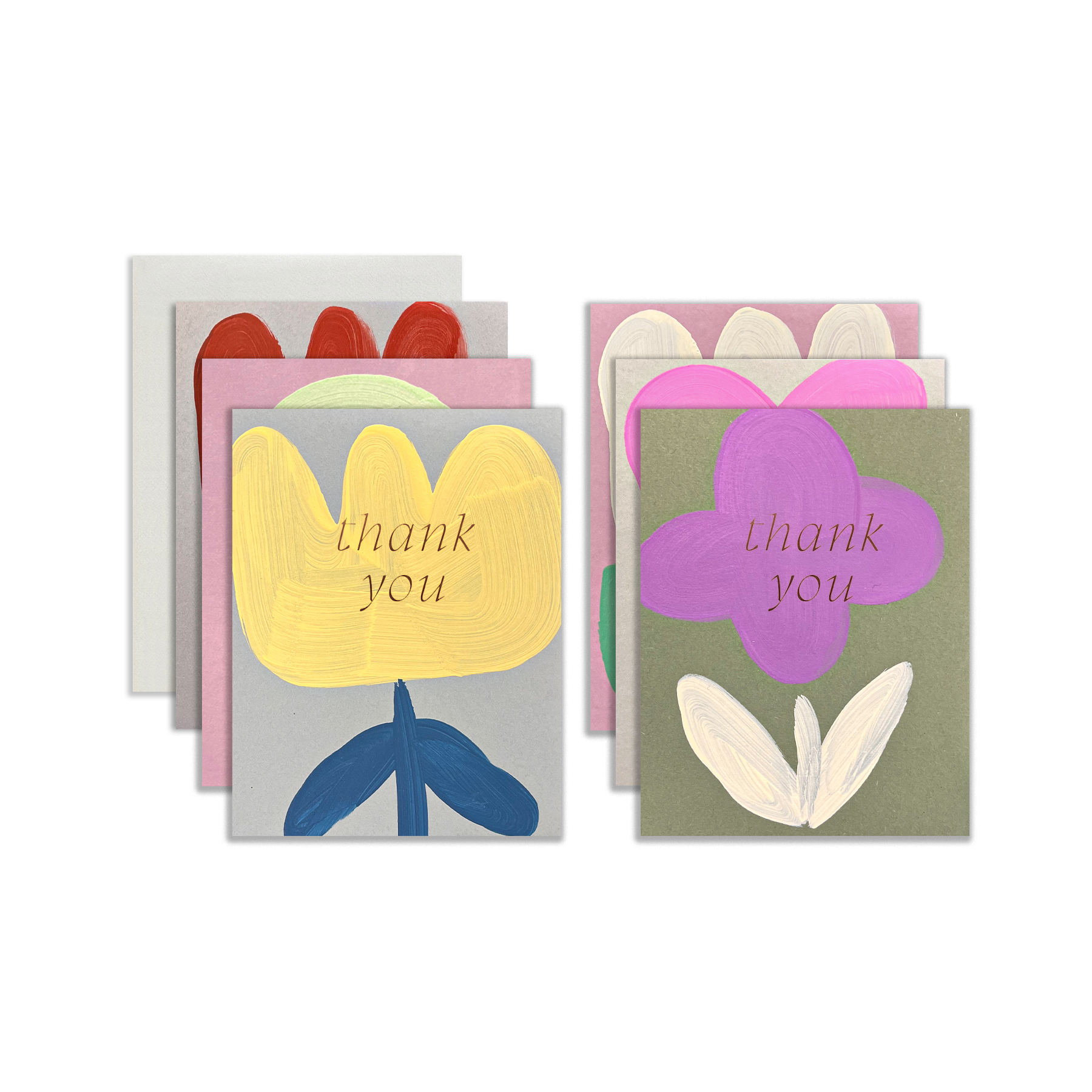 Moglea - Wholesale Thank You Card - Daisy Thank You Set0