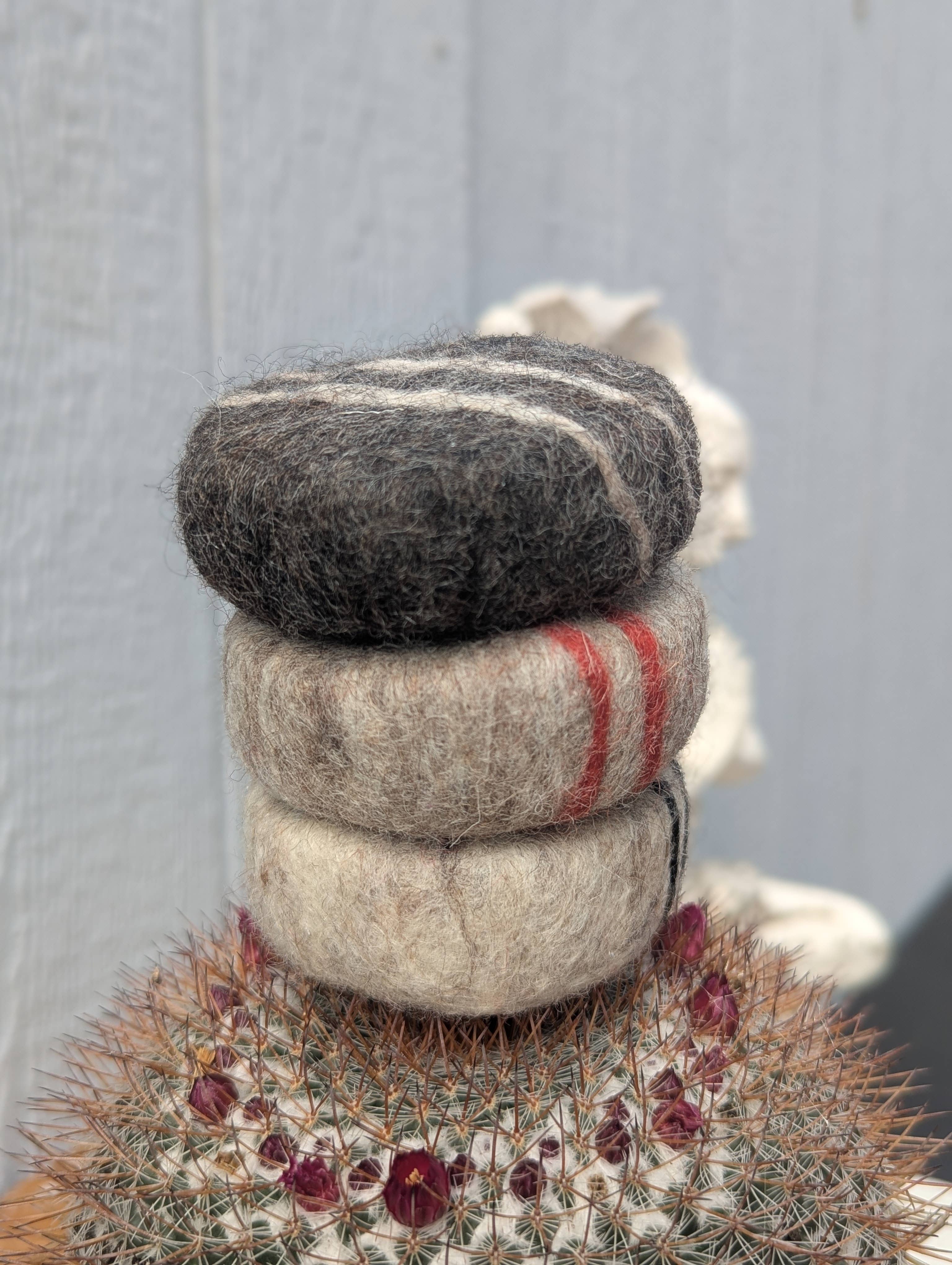 Tenzing Collections - Wholesale Bar Soap - Organic felted soap: Yak Butter, Rock Salt and Black Salt5