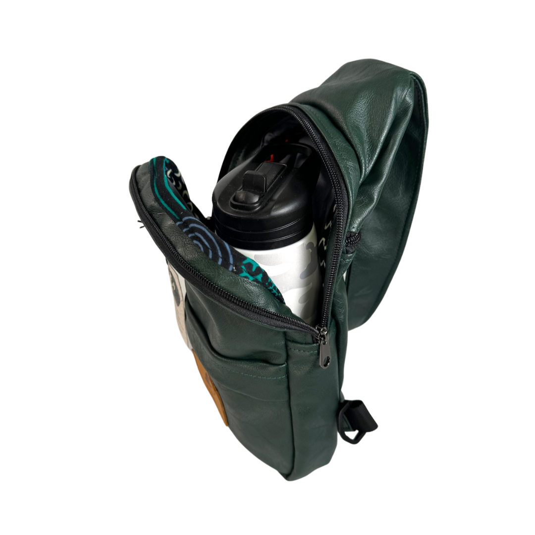 Ecodunia - Wholesale Crossbody Bag - Unisex - Large Vegan Leather Crossbody Sling Bag | Umoja16