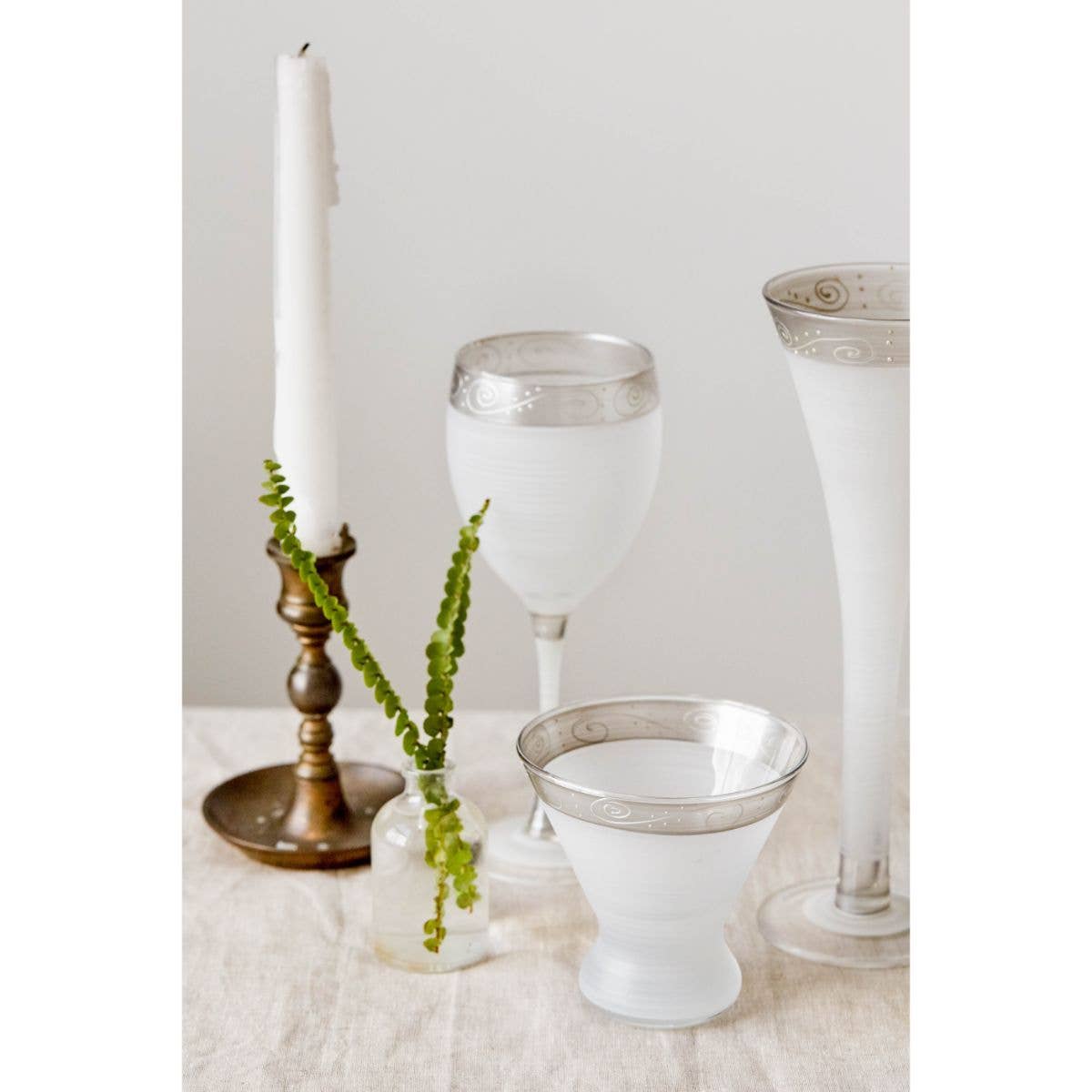 Golden Hill Studio - Vente Flûtes de champagne - Verres à flûte creuse Heirloom2