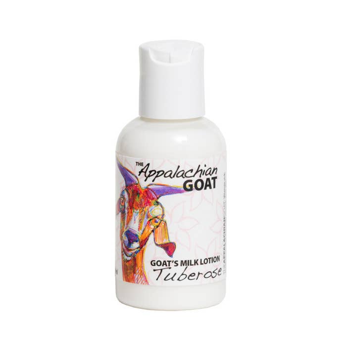 2oz Tuberose Goat's Milk Lotion for wholesale by The Appalachian Goat