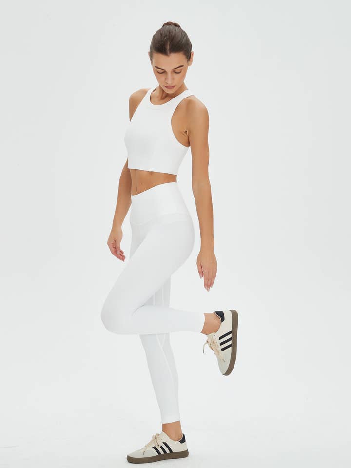 Aurelia Ribbad Sport-BH och Leggings 2-delat Set för wholesale av Moon Studio