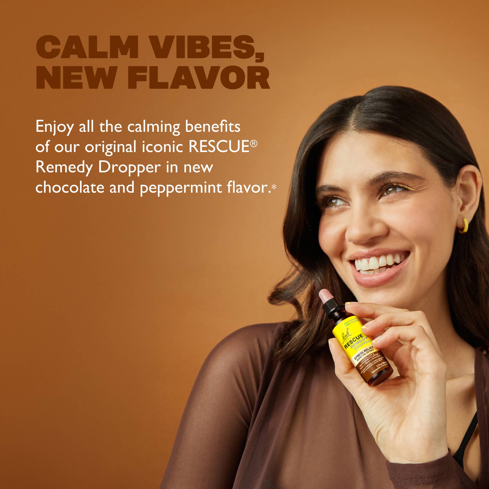 RESCUE & Bach Original Flower Remedies - Wholesale Oral Supplement/Vitamin - RESCUE REMEDY® Dropper, Chocolate & Peppermint Glycerin 20mL5