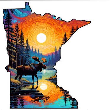 Art Factory LLC - Wholesale Puzzle - Adult - Minnesota wooden puzzle3