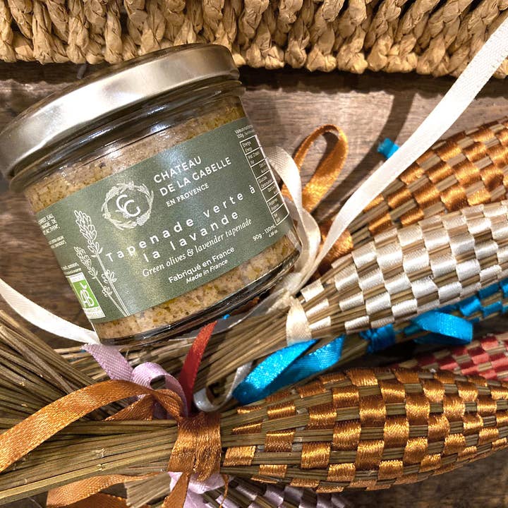 Château de la Gabelle – Tapenade por atacado – Tapanada verde com flor de lavanda1