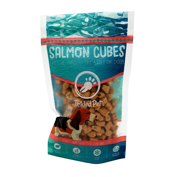 TickledPet - Wholesale Pet Treats - Dog - Freeze Dried Salmon Powder Topper 3 oz1