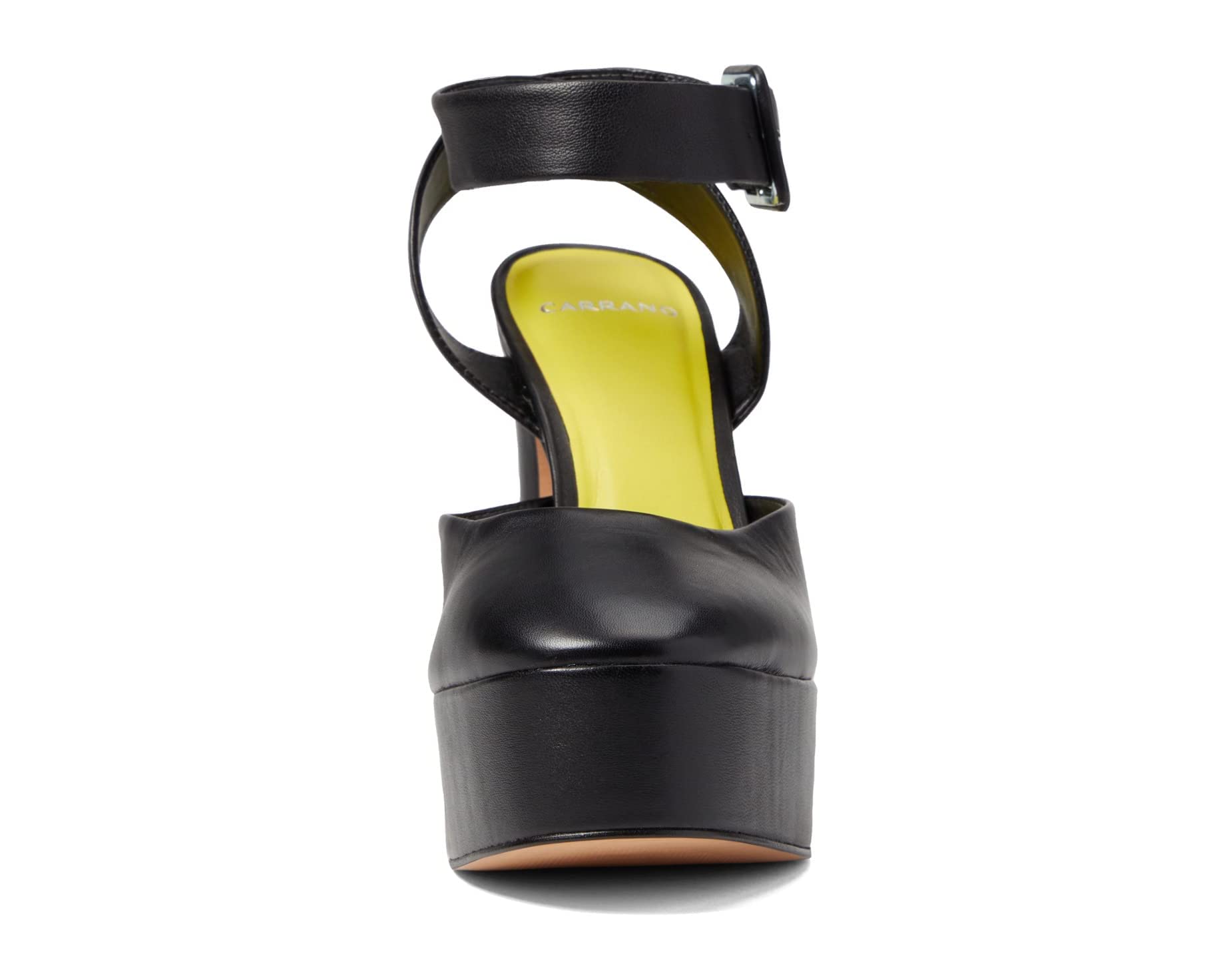 Carrano - Wholesale Platform Heels - Women's - Ayana - Leather Platform Sandal Black 5290063