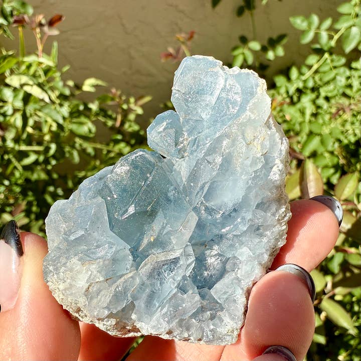 Celestite Cluster Specimens for wholesale by Liv Rocks