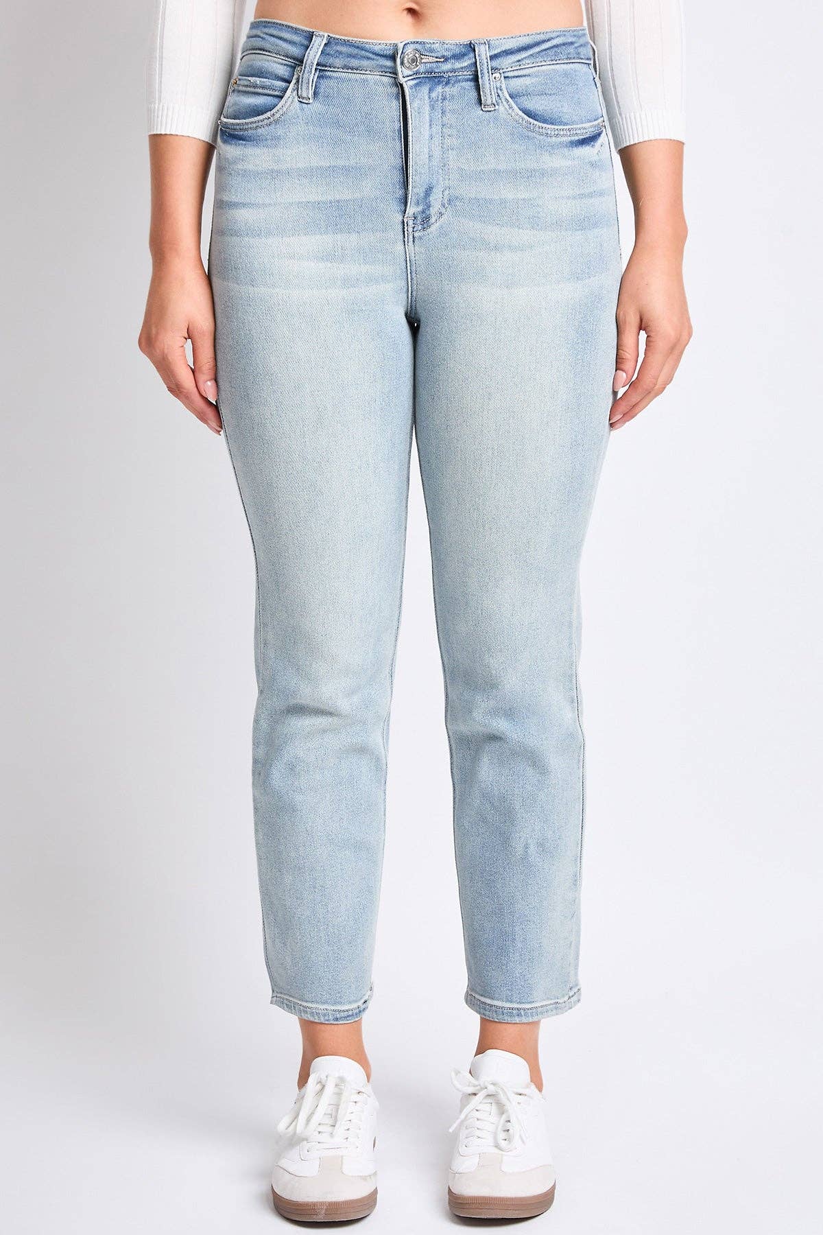 YMI - Wholesale Jeans - Women's - Luxe High Rise Vintage Stretch Straight Leg Jeans-P02716023