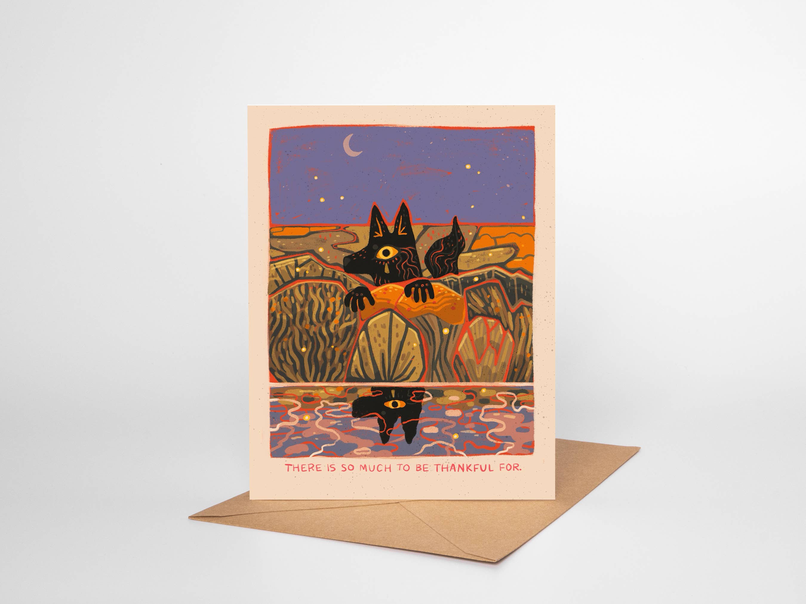 Pine Bones - Wholesale Everyday Greeting Card - Thankful – Blank Greeting Card with Nature Illustration1