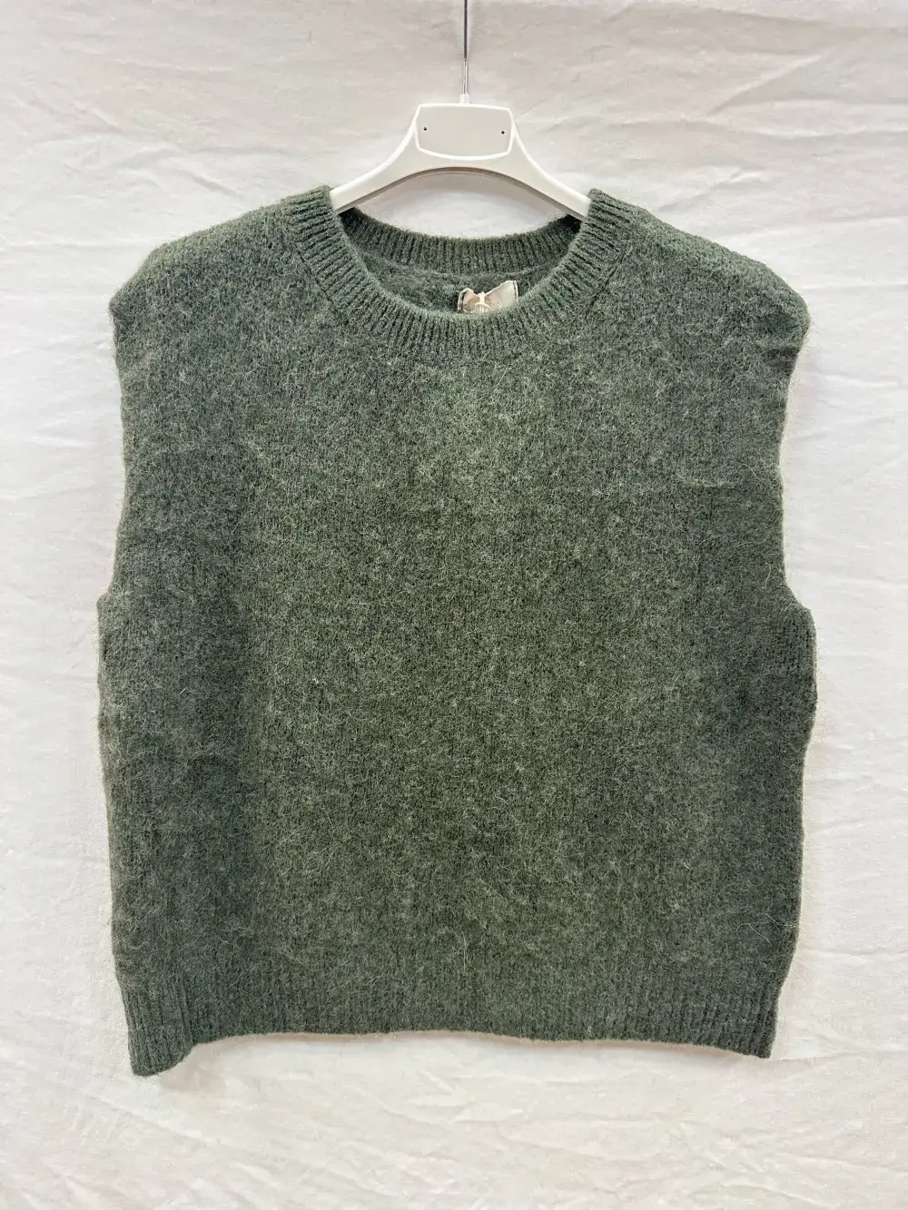 Mimi & Gogo - Wholesale Knit Sweater - Women's - Sleeveless Baby Alpaca Sweater @35552_PulSMAlpaga4