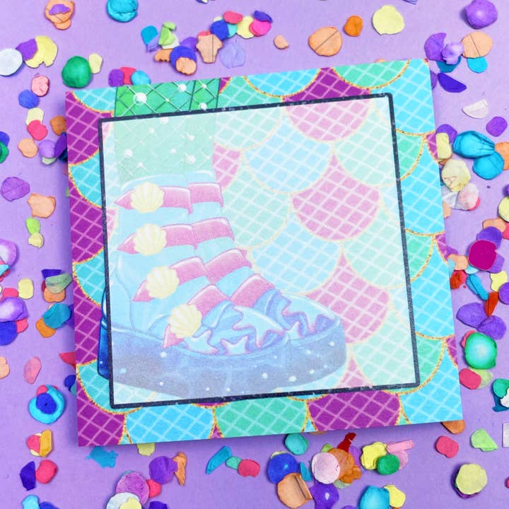 Sea Boots // Seaside Sticky Notes for wholesale by A Little Spark