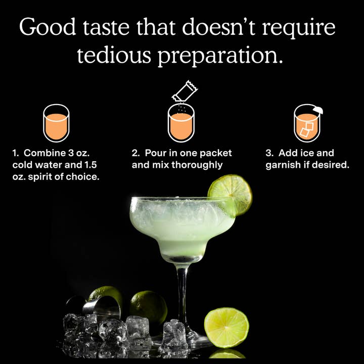 SAYSO - Wholesale Cocktail mix/syrup - Skinny Margarita Stick Pack1