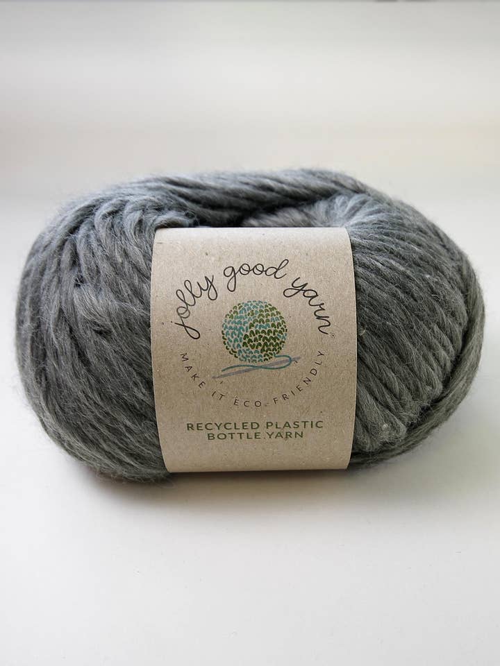 Dulford Grey recycled plastic yarn (100g) for wholesale by Jolly Good Yarn