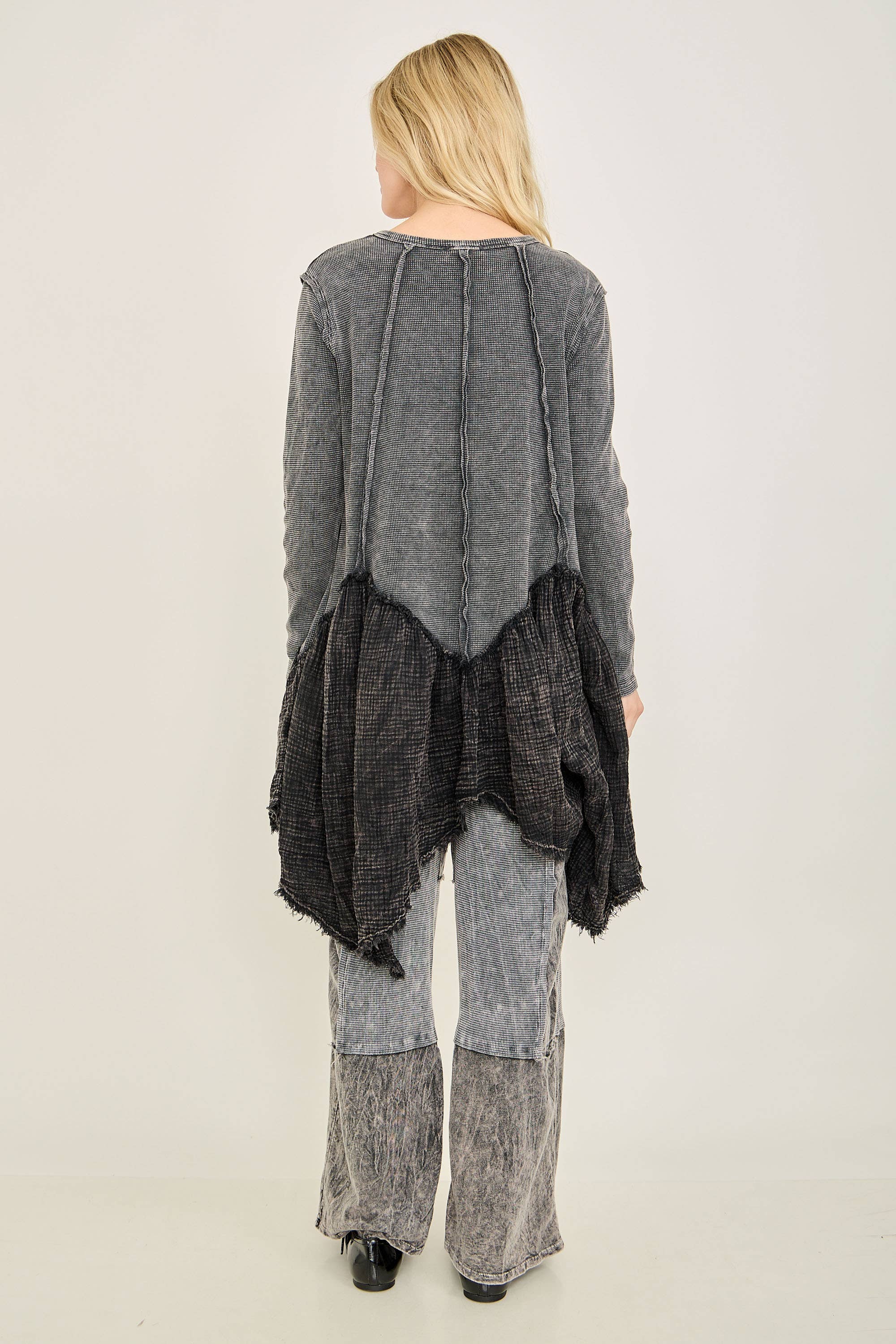 J.Her - Vendita all'ingrosso Tunica - Donna - Tunica da fata Boho Distressed HT41413