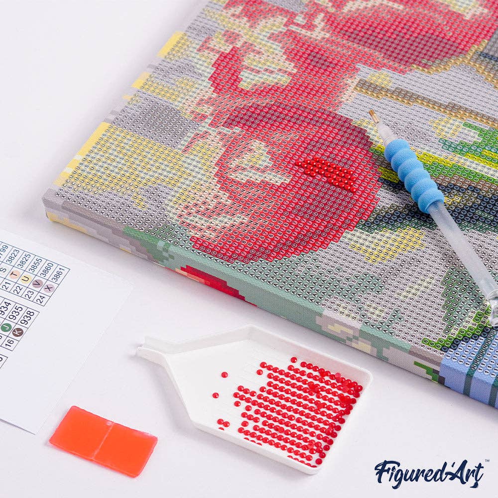 Figured'Art - Wholesale Paint Set - Mini Diamond Painting 25x25cm - Neon Unicorn7