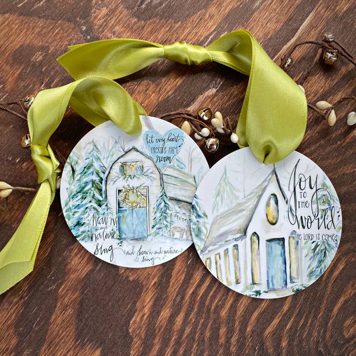 From The Heart Art - Wholesale Ornament - Christmas Ornament - Winter Cove2