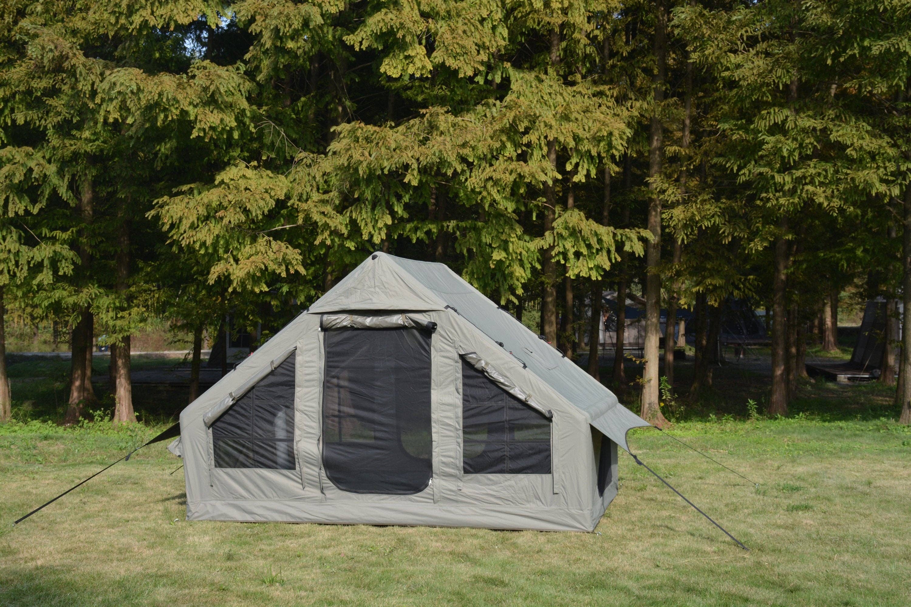 39F Inc. - Wholesale Tent - Inflatable 4–6 Person Camping Tent with Stove Jack Green19