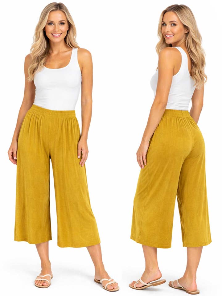 The Magic Scarf Company - Wholesale Pants - Women's - 1248 - Slinky TravelWear Capris5