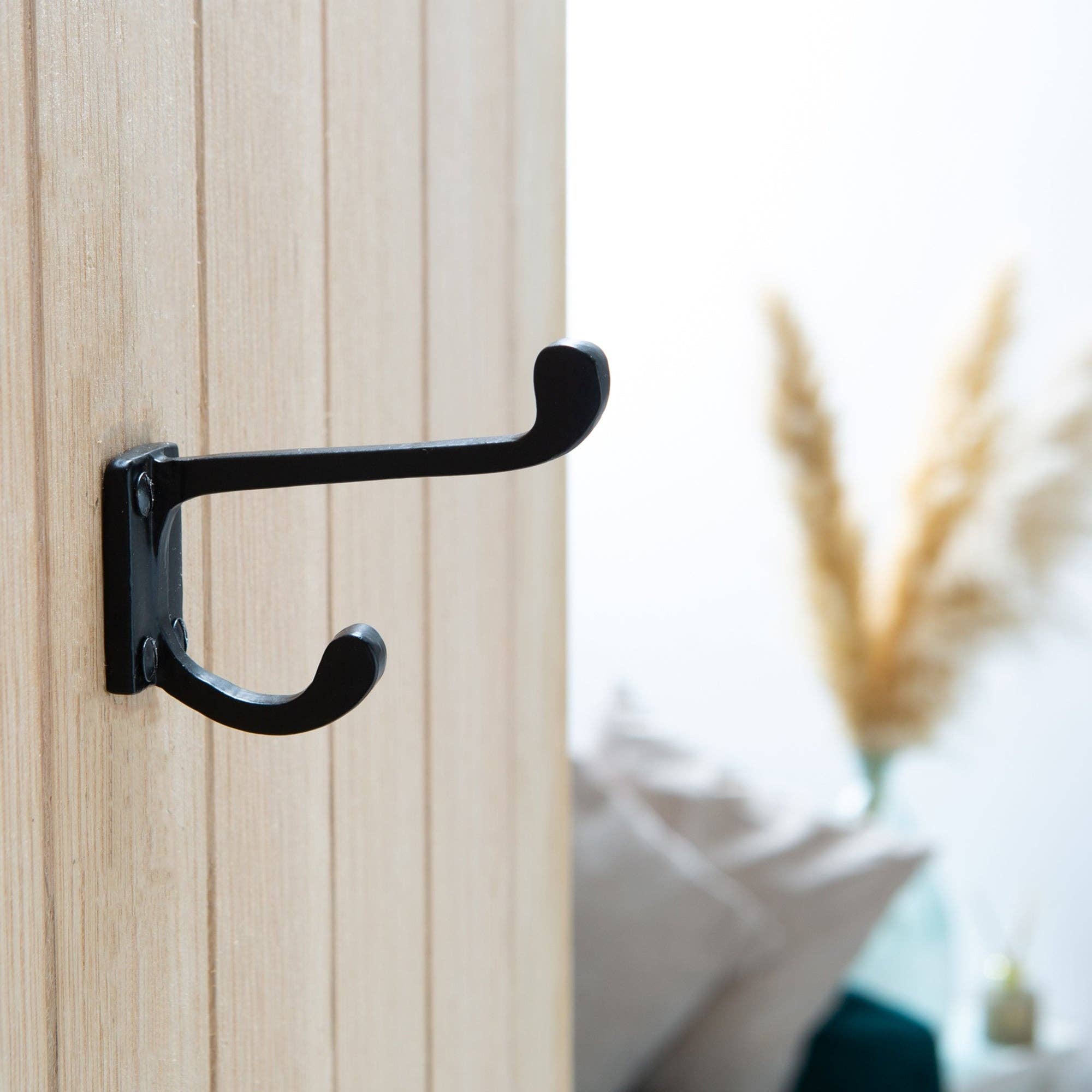 Rinkit Ltd - Wholesale Wall Hook - Rectangular Plate Rounded Hat & Coat Hook - W30mm x H85mm1