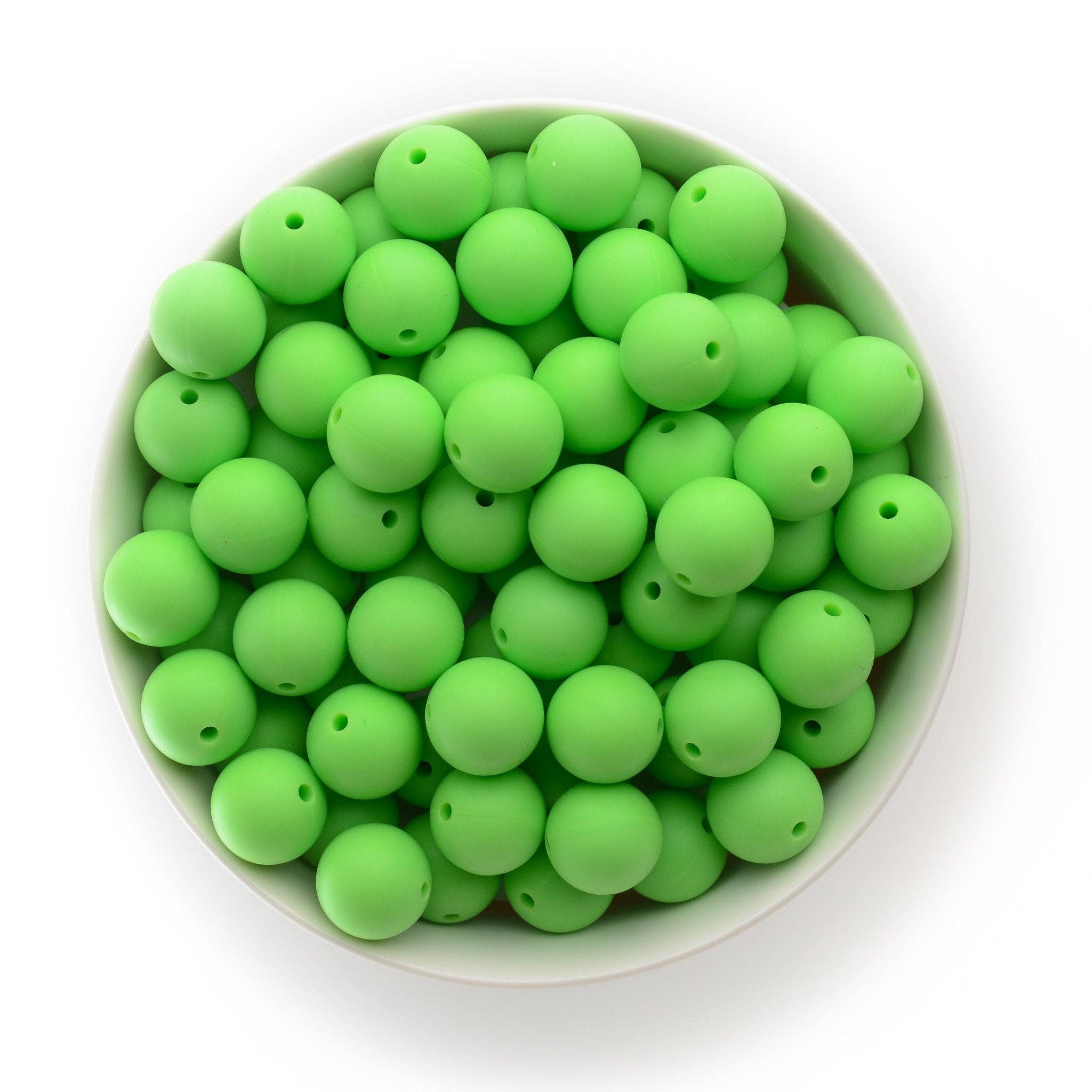 Cara & Co Silicone Craft Supply - Wholesale Beads - 15mm Round Silicone Beads35