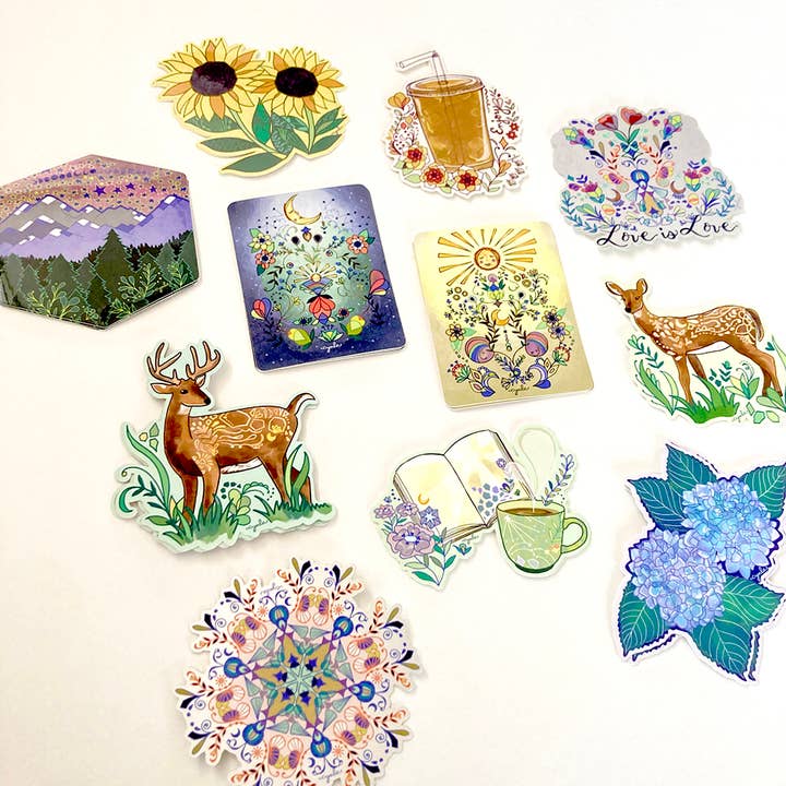 Cynla - Wholesale Sticker - California State Flower Stickers - stickers, 3.5 inch vinyl2