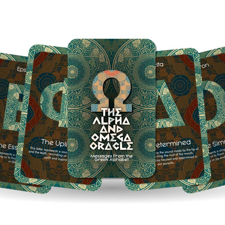 Ibiza Tarot USA – wholesale Tarot-kort – Alpha och Omega Oracle - Meddelanden från det grekiska alfabetet