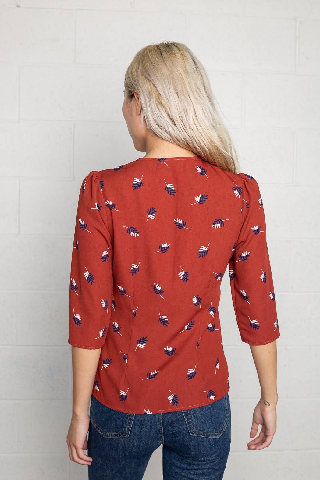 NLT - Wholesale Button Down Shirt - Women's - Eastyn Top2