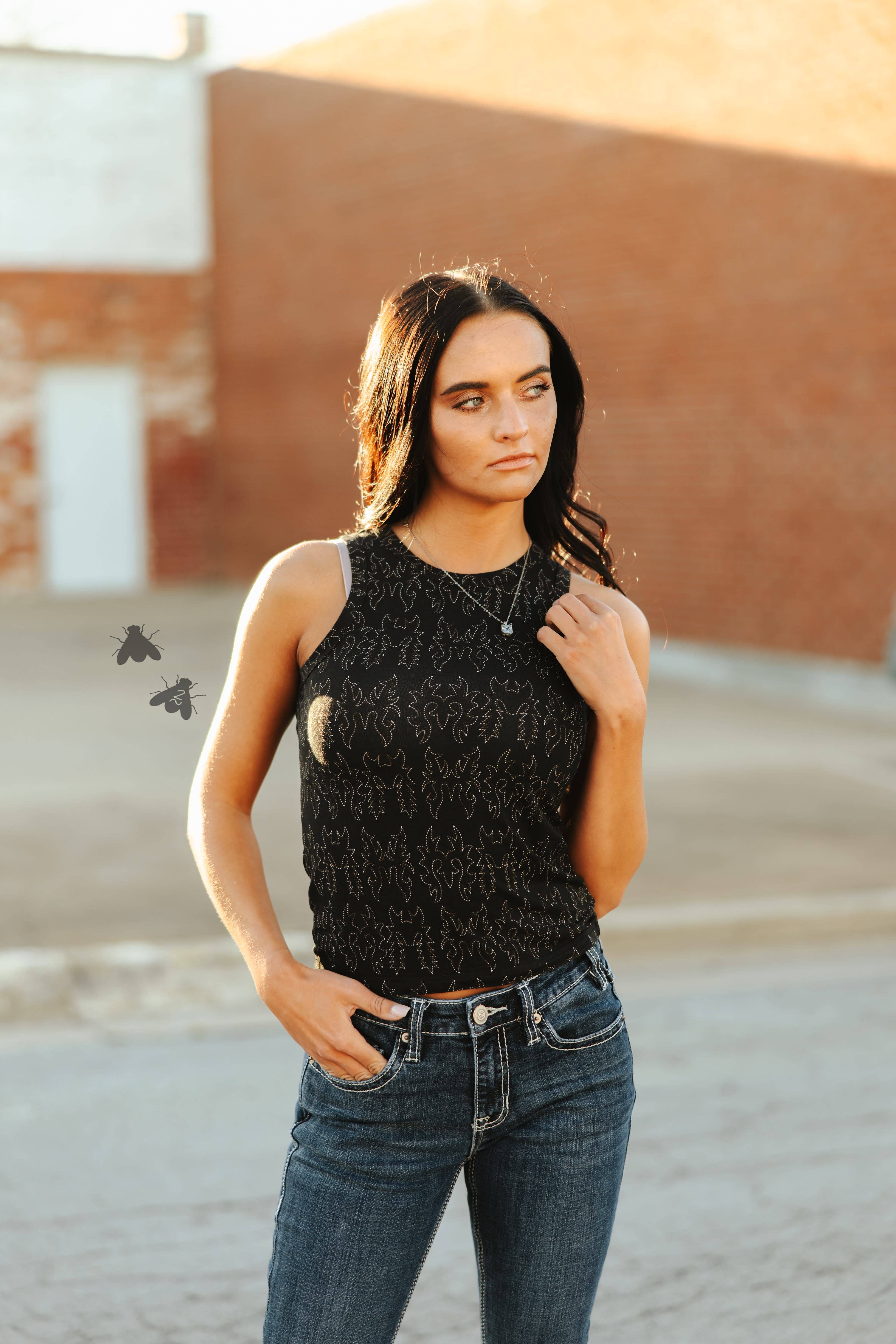 2 Fly Co - Wholesale Tank Top - Women's - MIDNIGHT MESA TANK6