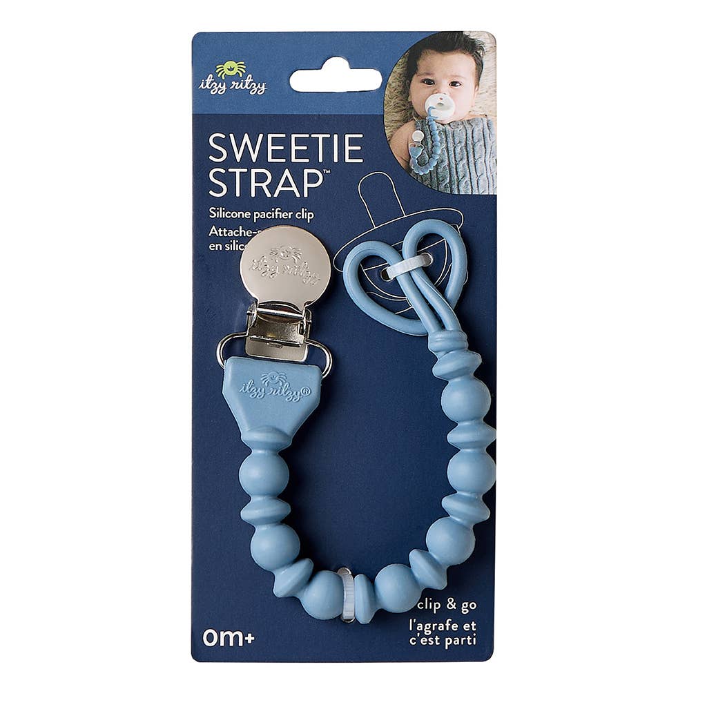 Itzy Ritzy - Vente Pince à tétine – bébé - Sweetie Strap™ Sucette d'une pièce en silicone29