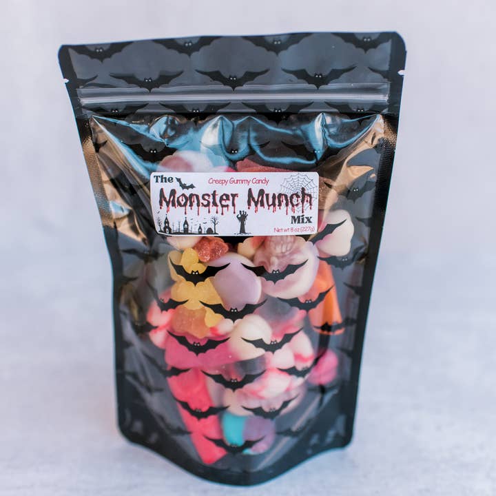 Monster Munch (½ lb Bag) Halloween Gummi Candy for wholesale by The Honey Den