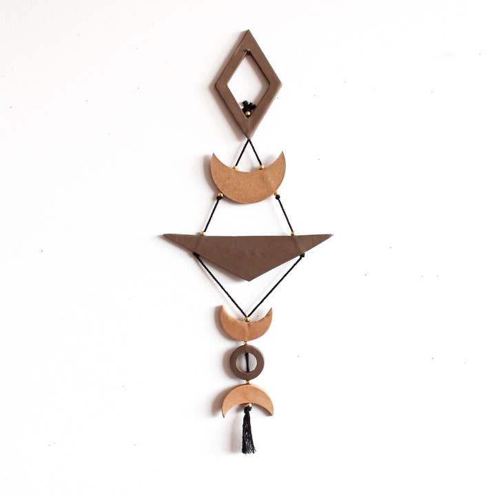Hand-Made Ceramic Wall Hanging Sculpture "Ambit" for wholesale by Janelle Gramling