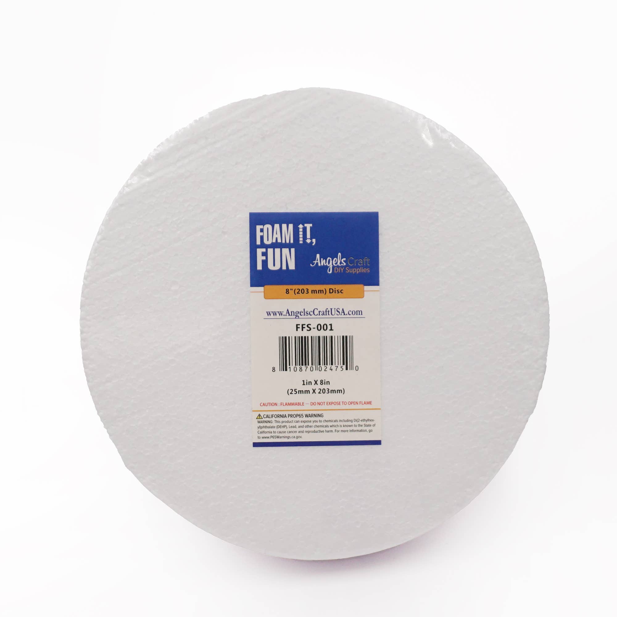 Angels Craft - Wholesale Foam Board - Round Foam Board, 1-ct