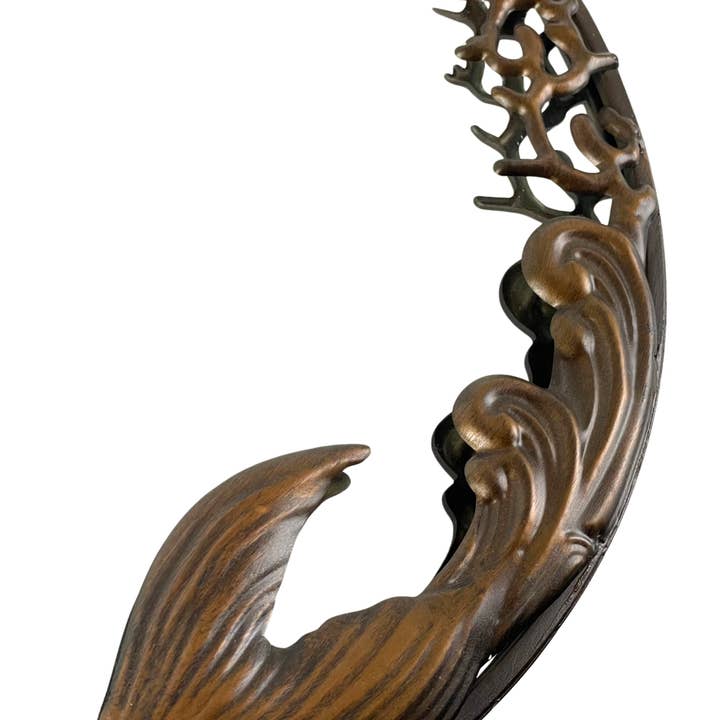 Zeckos – wholesale Wall mirror – Bronze Finish Mermaid Wall-Mounted Mirror – 20-Inch Diameter