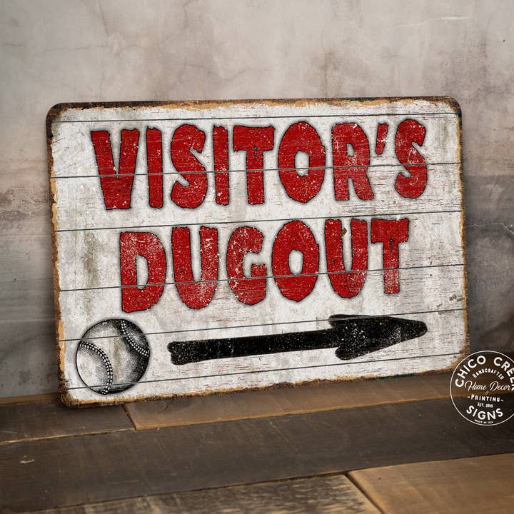 Chico Creek Signs – Sinal por atacado – Sinal Visitante Bengout Beisebol MLB 1081220010520