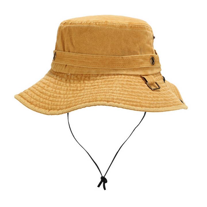 ACCITY - Wholesale Bucket Hat - Women's - Washed Camo Cotton Bucket Hat for Outdoor Travel_CWAH3840